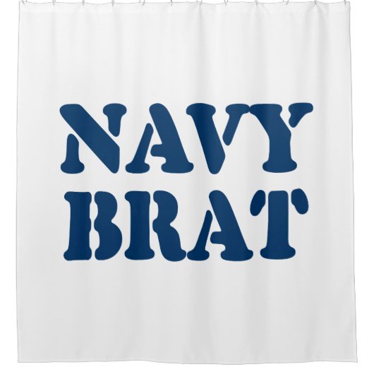 RIDEAUX DE DOUCHE NAVY BRAT (Devant)