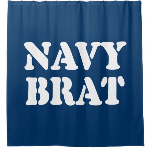 RIDEAUX DE DOUCHE NAVY BRAT (Devant)