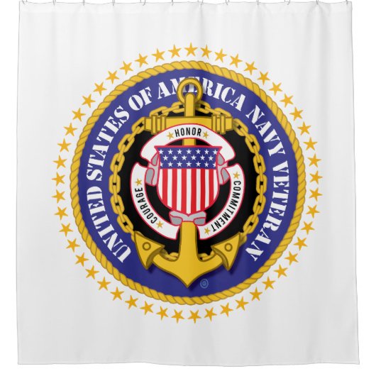 Rideaux De Douche Navy Veterann (Devant)