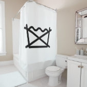 RIDEAUX DE DOUCHE NE LAVEZ PAS ! (En situation)
