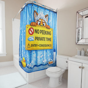 Rideaux De Douche Ne pas regarder – Moment de douche privée Salle