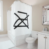 RIDEAUX DE DOUCHE NE PAS REPASSER ! (En situation)