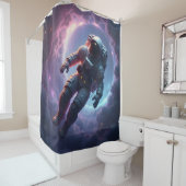 Rideaux De Douche Nebula Drift : L'explorateur solitaire (En situation)