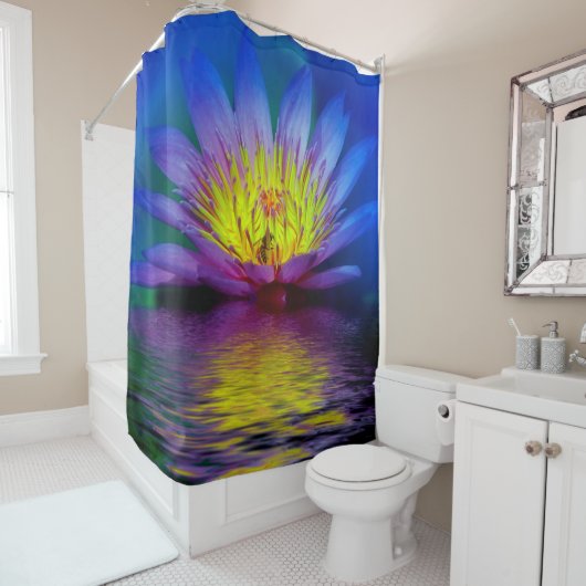 Rideaux De Douche Nénuphar (En situation)
