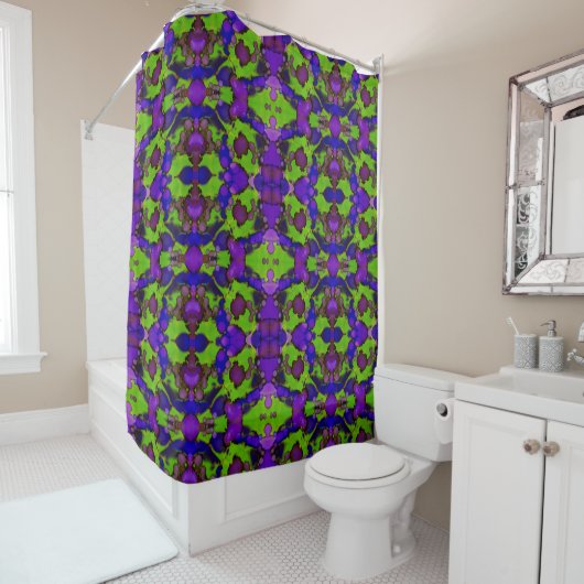 Rideaux De Douche Neon Bloomstorm (En situation)