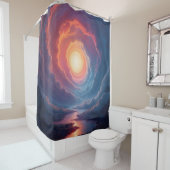 Rideaux De Douche Neon Maelstrom -  (En situation)