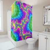 Rideaux De Douche Neon Rainbow (En situation)