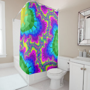 Rideaux De Douche Neon Rainbow