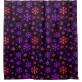 Rideaux De Douche Neon Snowflakes (Devant)