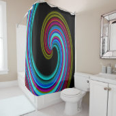 Rideaux De Douche Neon Wave...... (En situation)