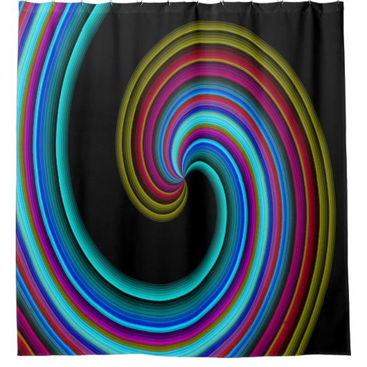 Rideaux De Douche Neon Wave...... (Devant)