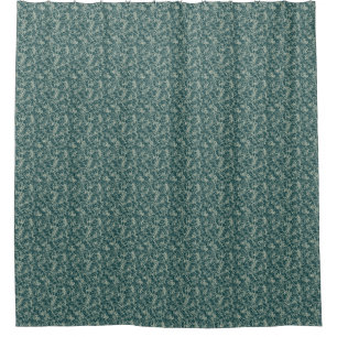 Rideaux De Douche Neurons de réseautage sur Turquoise - motif transp