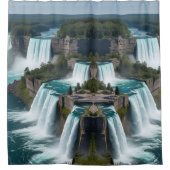 Rideaux De Douche "Niagara Escape - Waterfall Panorama (Devant)