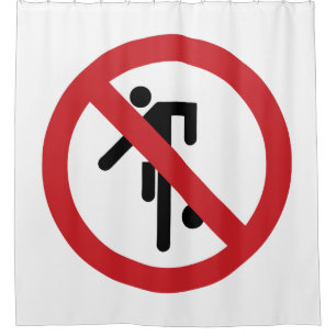 Rideaux De Douche NO Ball Games ⚠ Thai Park ⚠