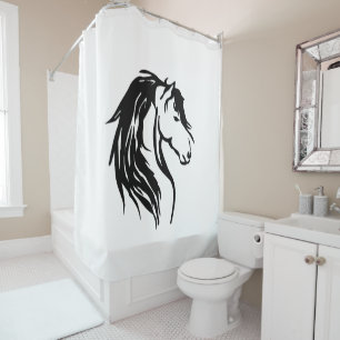 Rideaux De Douche Noble Cheval