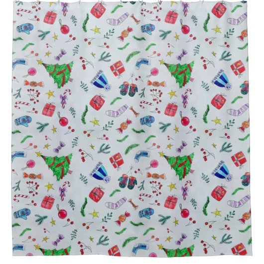 Rideaux De Douche Noël (Devant)