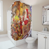 Rideaux De Douche Noël (En situation)