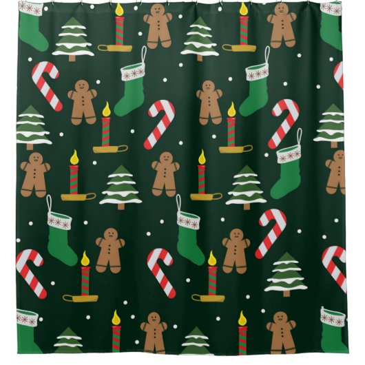 Rideaux De Douche Noël (Devant)