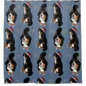 Rideaux De Douche Noël Bernese Mountain Dog (Devant)