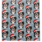 Rideaux De Douche Noël Bernese Mountain Dog (Devant)