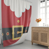 Rideaux De Douche Noël de père Noël