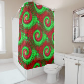 Rideaux De Douche Noël de Twirlin...... (En situation)