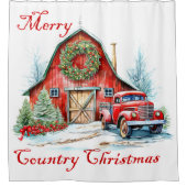 Rideaux De Douche Noël du pays (Devant)