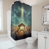 Rideaux De Douche Noël/Nativité/Jésus (En situation)