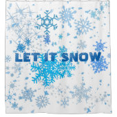 Rideaux De Douche Noël neige (Devant)