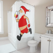 Rideaux De Douche Noël père Noël (En situation)