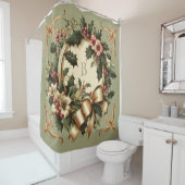 Rideaux De Douche Noël victorien/classique/Vintage (En situation)