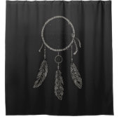 Rideaux De Douche Noir de Dreamcatcher (Devant)