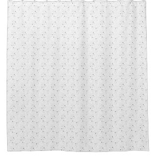Rideaux De Douche Noir et blanc tacheté