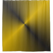 Rideaux De Douche Noir et or vibrant (Devant)