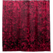 Rideaux De Douche Noir et rouge (Devant)
