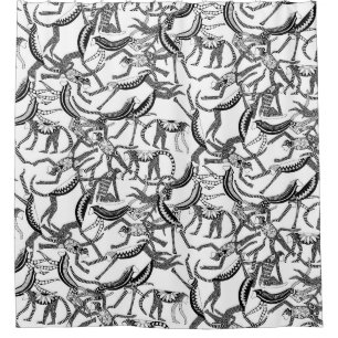 Rideaux De Douche noir singe