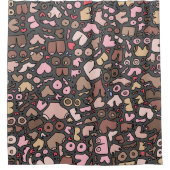 Rideaux De Douche Nom motif mammaire neutre (Devant)