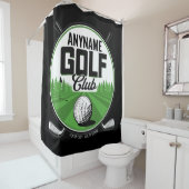 Rideaux De Douche NOM personnalisé Golfing Pro Golf Club Player (En situation)