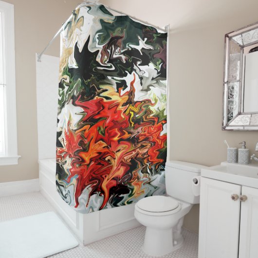 Rideaux De Douche Note musicale masquée...... (En situation)