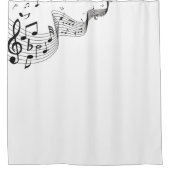 Rideaux De Douche Notes de musique (Devant)