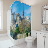 Rideaux De Douche Notre Dame de Paris en France (En situation)