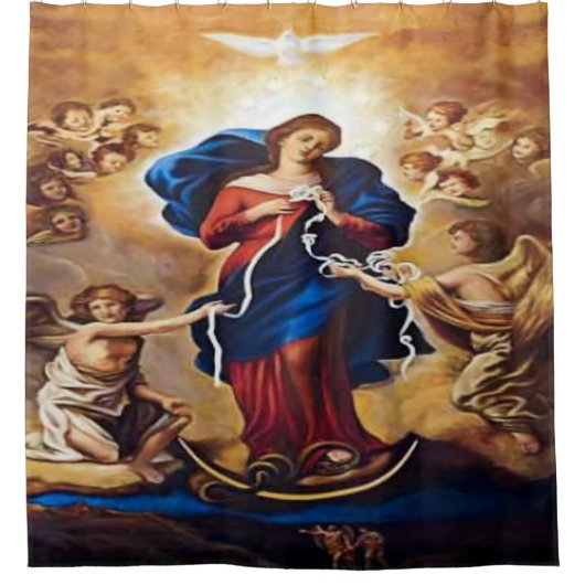 Rideaux De Douche Notre-Dame qui a des noeuds (Devant)