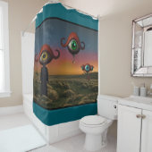 Rideaux De Douche Nous sommes tout yeux (En situation)