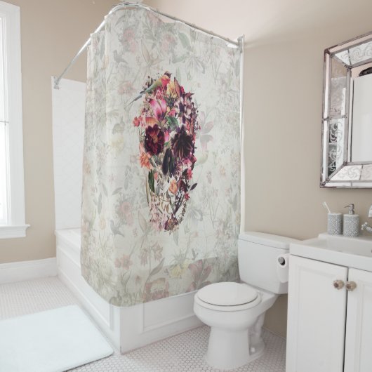 Rideaux De Douche Nouvelle lumière de crâne (En situation)