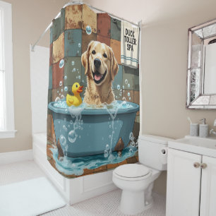 Rideaux De Douche Nova Scotia Duck Tolling Retriever Endormi Mignon
