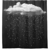 Rideaux De Douche Nuage pluvieux foncé (Devant)