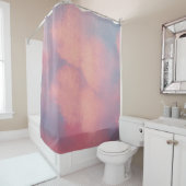 Rideaux De Douche Nuage rose (En situation)