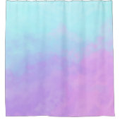 Rideaux De Douche Nuages Abstraits pastel (Devant)