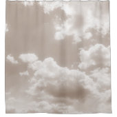 Rideaux De Douche Nuages beiges doux 5 #nuages #art (Devant)