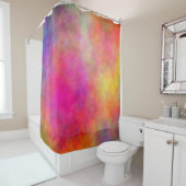 Rideaux De Douche Nuages colorés Abstraits (En situation)